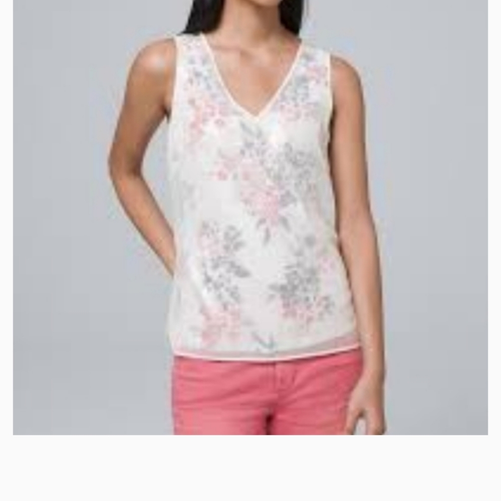 Sequin Overlay Tank - image 1